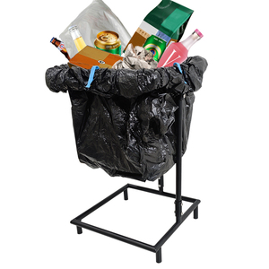 Porta sacchetti per la spazzatura in <span class=keywords><strong>metallo</strong></span> JH-Mech resistente alla ruggine porta porta sacchetti per la spazzatura in acciaio inossidabile da giardinaggio - Product Image 2