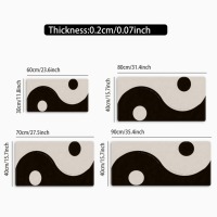 Diagramme Yin-Yang Simple Cool Élégant PC Gaming Tapis De Souris Gamer Tapis Teclado Tapis De Tapis Ergonomique Ordinateur Portable Tapis De Bureau 900X400
