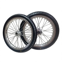 Jeu de roues 17 pouces en alliage Sur-Ron Light Bee X LBX Talaria Mx3 Mx4 pour tout-terrain et route, 70/90-17 90/80-17, prêt à monter