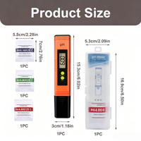 pH-mètre à prix d'usine, haute précision 0,01 pH, testeur de pH avec auto-étalonnage, pH-mètre numérique, testeur de qualité de l'eau, stylo pH