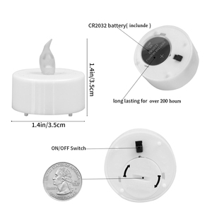 <span class=keywords><strong>Mini</strong></span> <span class=keywords><strong>LED</strong></span> senza fiamma luce del tè bianco caldo luci di natale batteria CR2032 FCC/ROHS/GCC/MSDS forniture promozionali per feste