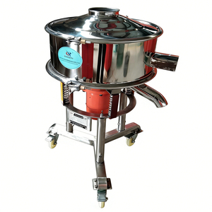 High Frequency Circular <b>Vibrating</b> Screen Stainless Steel <b>Motor</b>-Driven Food Particle Spice Sieving Powder Sifter Separator - Product Image 2