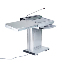 Pupitre numérique de conférence scolaire Table de présentation intelligente Écran LCD 22 pouces Podium en aluminium