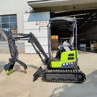 Mini-excavatrice KAISAN 1,8 tonne 3 tonnes, moteur EPA à faibles émissions, pour travaux municipaux et développement de parcs