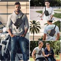 Mini sacs de poitrine imperméables pour hommes, sacs utilitaires EDC, petit sac bandoulière pour la randonnée, les voyages et le travail