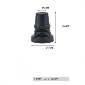 Puntas de Goma para <span class=keywords><strong>Muletas</strong></span> con Patrón de Banda de Rodadura, Engrosadas, Antideslizantes, de Alta Fricción y Resistentes al Desgaste, Fundas para Pies para Ayudas para Caminar - Product Image 4