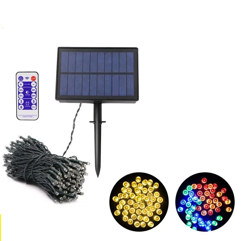 2023 Waterproof Patio Solar Outdoor Led String Lights Led String Fairy Light Decorative String Lights