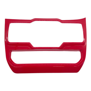 Panel de Consola Central con Patrón de Carbono Rojo, Instalación con Cinta 3M ABS para Jeep Wrangler JL 18-22 - Product Image 2