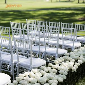 Chaises Chiavari blanches en bois classiques et abordables <span class=keywords><strong>pour</strong></span> événements, mariages et locations - Product Image 3
