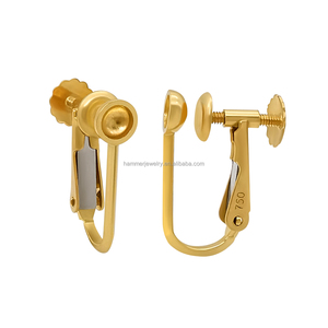 Hoge Kwaliteit Gladde Niet-Doorboorde Oorbel Stud Cabriolet Clip-On Oorbellen Schroef Oorclip Sieraden Bevindingen Onderdelen Accessoires - Product Image 1