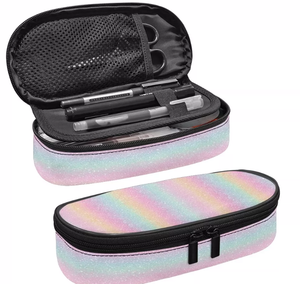 Astuccio Personalizzato di Alta Qualità in Materiale Gretel Arcobaleno 22,8x10x6cm per Cancelleria e Trucchi, Ideale per Scuole e Uffici - Product Image 3