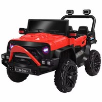 Voiture électrique tout-terrain à quatre roues pour enfants avec télécommande, jouet et poussette pour garçons, fonctionnant sur batterie