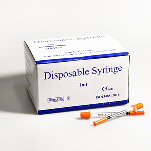 <span class=keywords><strong>Seringue</strong></span> à insuline stérile 1 ml, aiguilles pour diabétiques 29G/30G/31G, <span class=keywords><strong>seringue</strong></span> jetable 1 ml, seringues utilisables pour les animaux, U-100, U-40 - Product Image 2