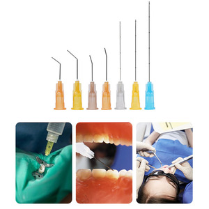 Jarum Suntik Gigi Sudut Lengkung Pra-Bengkok, Jarum Irigasi Aliran Lengkung, Jarum Irigasi Gigi Sekali Pakai - Product Image 6