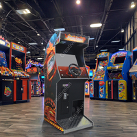 Usine 26 pouces écran simulateur course automobile monnayeur debout debout machine de jeux d'arcade pour un joueur ou deux joueurs