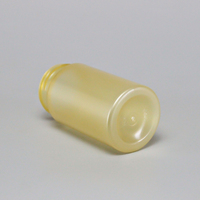 Bouteilles personnalisées en plastique PET jaune mat de 120 ml pour pilules et capsules de vitamines, provenant d'une usine chinoise