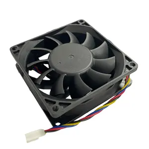 8025 havalandırma fanları high-end güç soğutucu fan 80*80*25mm 75CFM büyük hava akış plastik soğutucu fan