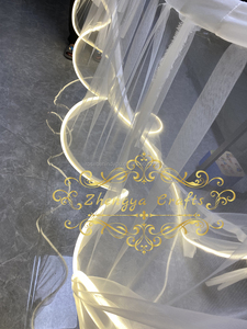 Vente Flash Décoration de <span class=keywords><strong>Plafond</strong></span> pour <span class=keywords><strong>Mariage</strong></span> et Hôtel Voilages, Drappés, Bandes LED et Rideaux en Tissu avec Rubans <span class=keywords><strong>Lumineux</strong></span> LED - Product Image 4