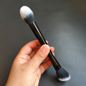 DailyQueen 8-Piece Makeup Brush Set with <strong>Black</strong> Handle Synthetic Hair for Eyeliner and <strong>Eyebrow</strong> <strong>Pencil</strong> De Maquillaj Brush Series - Product Image 4