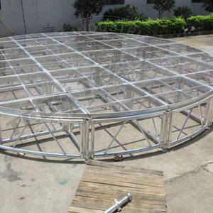 पोर्टेबल आउटडोर घटना मंच एल्यूमीनियम फोल्डिंग मोबाइल कॉन्सर्ट राउंड स्टेज स्टेज उपकरण बिक्री के लिए उपकरण - Product Image 1