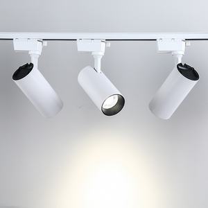 Projecteur Cob de style moderne pour magasin de vêtements Projecteurs à <span class=keywords><strong>rail</strong></span> <span class=keywords><strong>LED</strong></span> ouverts pour la maison Corps de <span class=keywords><strong>lampe</strong></span> en aluminium - Product Image 4