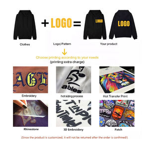 Sudadera con Capucha Extra Grande para Mujer, 100% Algodón, Antiencogimiento, Estilo Urbano, Personalizada con Impresión y Diseño ODM, Venta al Por Mayor - Product Image 5