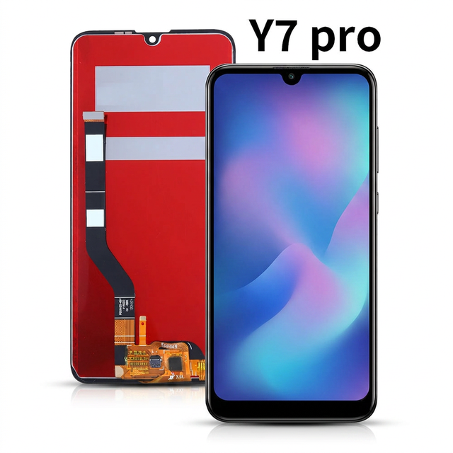For Huawei Y7 Pro 2019 OEM LCD Touch Screen Digitizer Assembly High Stable Touch Display Repair Spare Parts Factory Wholesale