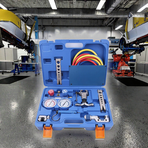 Kit de herramientas de flare de fuente de alimentación manual OEM, expansor de refrigeración R410, caja de herramientas de mantenimiento de presión de refrigerante, 2 unidades - Product Image 3