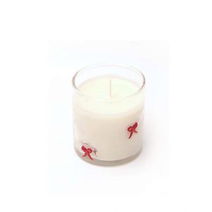 Lindo Portavelas de Vidrio con Lazos Rojos, Cera de Soya, Aromaterapia, Aroma Floral, Decoración para el Hogar, Regalo para el Día de San Valentín - Product Image 1