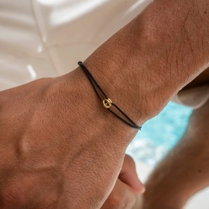 Braccialetto Intrecciato con Perline Portafortuna, Set da 2 Pezzi per Coppie, Bracciale Regolabile Fatto a Mano per Uomini e Donne - Product Image 1