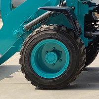 Tracteur compact chinois de 2.5 tonnes avec chargeuse et pelleteuse 4X4 Mini chargeuse-pelleteuse chargeuse-pelleteuse