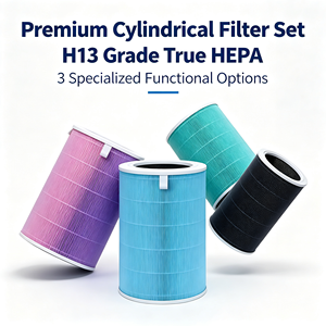 Filtro de <span class=keywords><strong>Purificador</strong></span> de Aire HEPA H13 Redondo con Carbón Activado, Filtro de Repuesto de Tamaño Personalizado para <span class=keywords><strong>Purificador</strong></span> de Aire Doméstico - Product Image 1