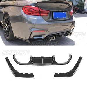สำหรับ BMW M3 M4 F80 2013-2018 ชุดแต่งกันชนหลัง ลิปสปลิตเตอร์ ดิฟฟิวเซอร์ ชุดแต่งตัวถังรถยนต์ ฝาครอบป้องกันกันชน อุปกรณ์ตกแต่งรถยนต์ - Product Image 2