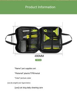 Vendita calda kit per la cura degli animali domestici 6 strumenti pettine per la rimozione dei peli del cane all'ingrosso fabbrica pettine per cani spazzola per gatti pettine per animali domestici - Product Image 5