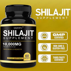 LDJ OEM produttore Shilajit capsule integratore 1000mg elevata purezza massima forza per adulti supporto energetico spinta minerale - Product Image 1