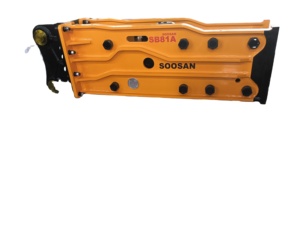 New for <b>Hydraulic</b> <b>Breaker</b> 81 Yellow Heavy Duty Construction Equipment for 18-26 Ton Excavators 1 Year Warranty Chisel - Product Image 2