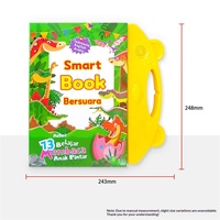 Livre électronique d'éducation précoce pour enfants en langue indonésienne, lecture au doigt, lecture sonore, livre musical intelligent, modèle TY-107, couverture rigide