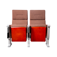 Chaises d'église commerciales en tissu, design moderne, pliables, confortables, pour auditoriums, salles de conférence, escaliers, cinéma