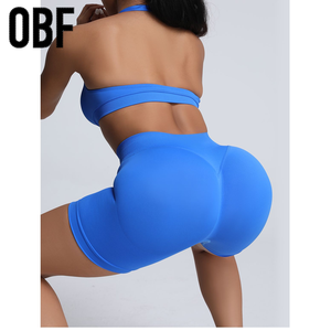 कस्टम लोगो त्वरित शुष्क निर्बाध फिटनेस डिपो, योग जिम, महिलाओं के लिए उच्च कमर शॉर्ट्स उठाने वाली स्पोर्ट्स कसरत बट - Product Image 2