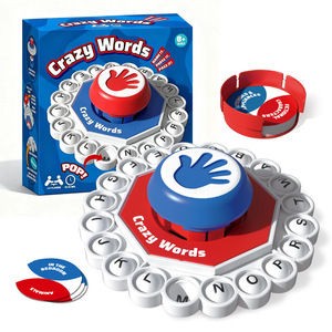 <span class=keywords><strong>Jeu</strong></span> de société populaire transfrontalier Crazy Letter Word Press, <span class=keywords><strong>jeu</strong></span> familial rapide pour se retrouver en famille, jouet - Product Image 1
