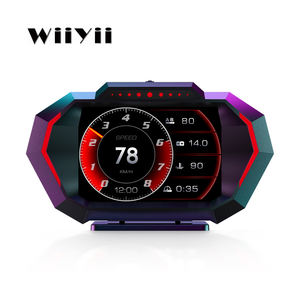 Wiyii 4 इंच आसान प्लग कार ओब्ड2 गेज p24 डायग्नोस्टिक टूल जीपीएस ढलान मीटर फास्ट ताज़ा दर जी-फोर्स हूड - Product Image 2