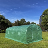 Serre de jardin Zhejiang 6mx3mx2.13m, écologique, imperméable, avec structure en acier galvanisé, facile à assembler