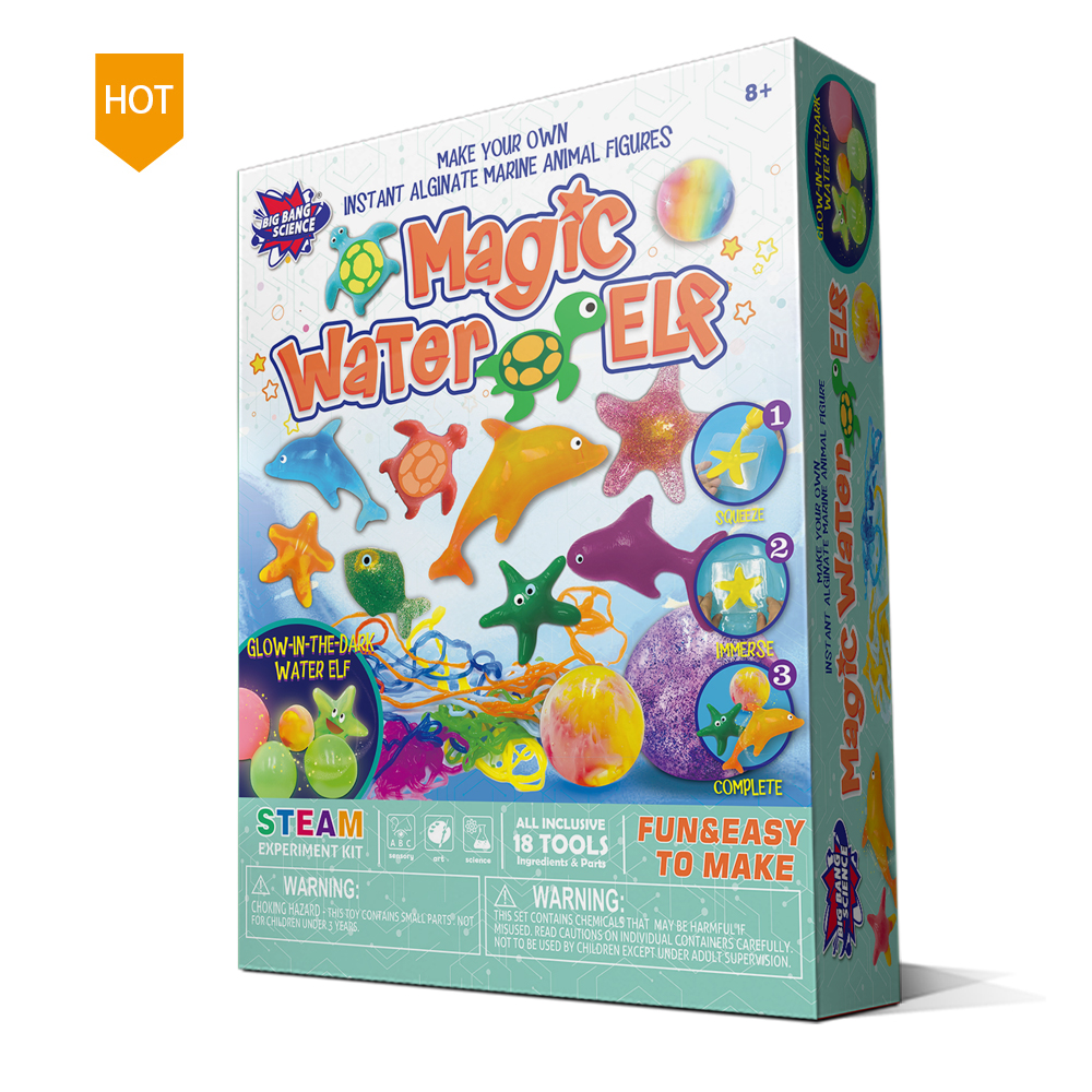 Лидер продаж, летний шток, Обучающие научные эксперименты, игрушки «сделай сам», набор водяных эльфов для детей