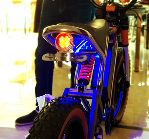 Vélo électrique tout-terrain 4LEAF 20 pouces, batterie au lithium 48V 18.6AH, cadre en alliage d'aluminium 500W, 7 vitesses, double frein - Product Image 1