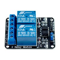 Module de relais à 2 canaux DC 5V 10A avec optocoupleur pour Raspberry Pi MEGA2560