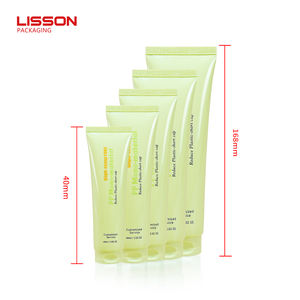 Tubo Cosmetico Vuoto Personalizzato in Plastica per Crema Solare e Detergente Viso, Confezione con Scatola e Tappo Flip Top a Basso Contenuto di Plastica - Product Image 6