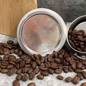 Filtro de <span class=keywords><strong>Café</strong></span> de Repuesto <span class=keywords><strong>para</strong></span> Cafetera Espresso de Estufa, 2/4/6/9 Tazas, Infusor de Malla de Acero Inoxidable - Product Image 4