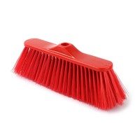 HQ0578 balai en soie glacée, cheveux, balai en plastique avec bâton en bois pour le marché de moscou