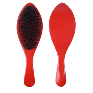 Brosse à barbe en bois pour hommes, poils <span class=keywords><strong>de</strong></span> sanglier doux et dur, <span class=keywords><strong>de</strong></span> haute qualité, pour <span class=keywords><strong>coiffeur</strong></span>, courbe 360, poils <span class=keywords><strong>de</strong></span> sanglier - Product Image 4