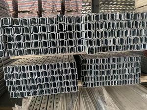 Profilé en C en acier galvanisé à chaud robuste, laminé à froid, à fentes, type Unistrut, avec trous de perforation personnalisés - Prix - Product Image 6